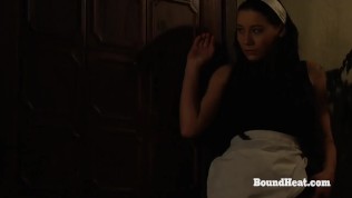 The Submission of Sophie: Voyeur Lesbian Maid Can’t Stop Peeking Through Door